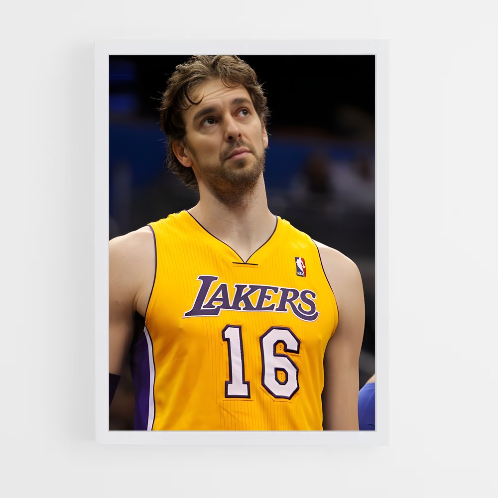 Poster Pau le Prodigieux – affiche Basketball (vue 3)